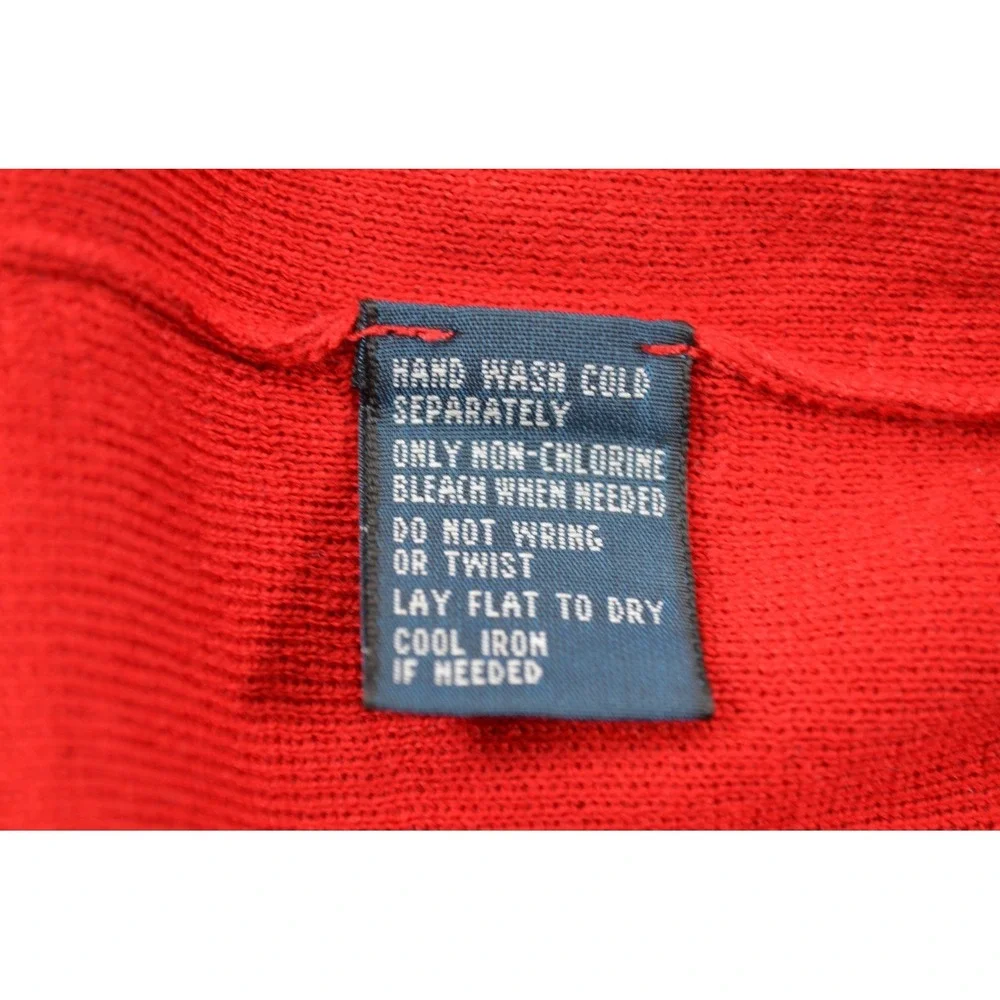 Polo Ralph Lauren Red Sweater Vest Mens XXL V-Neck Pony Logo 100% Pima Cotton